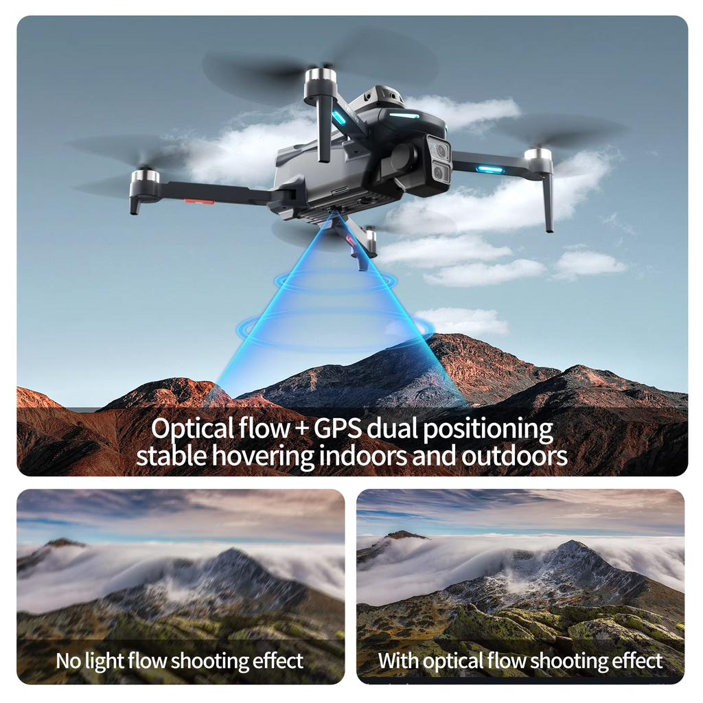 Sky Drone - XT606 GPS Drone - 8K Dual Camera