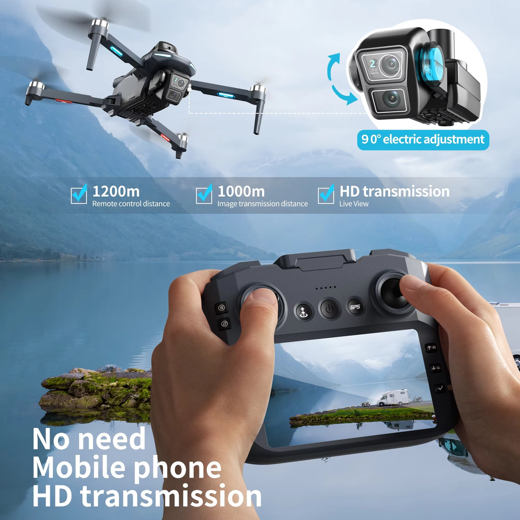 Sky Drone - XT606 GPS Drone - 8K Dual Camera