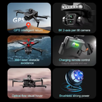 Sky Drone - V198 Max GPS Drone - Laser Obstacle Avoidance