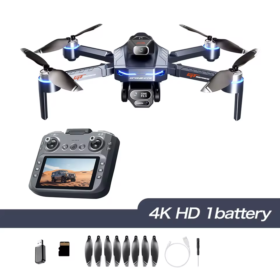 Sky Drone - GT8 Foldable Drone - 8K Dual Camera & GPS