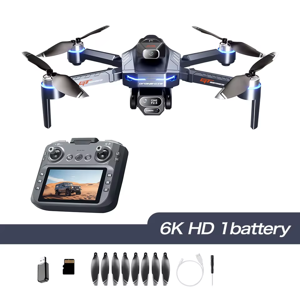 Sky Drone - GT8 Foldable Drone - 8K Dual Camera & GPS